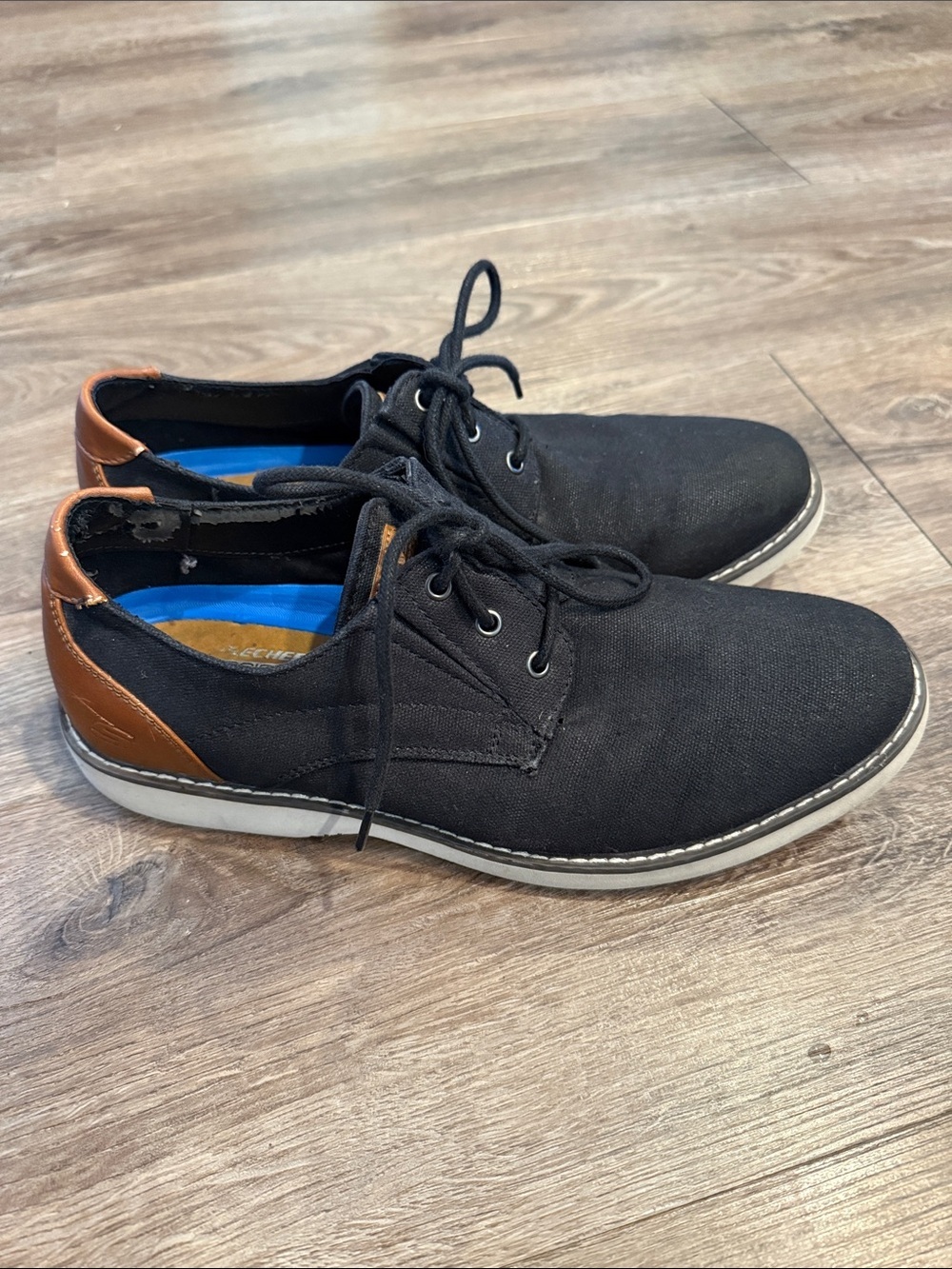 Skechers Men's Parton-Wilcon Canvas Oxford Shoe Size 9